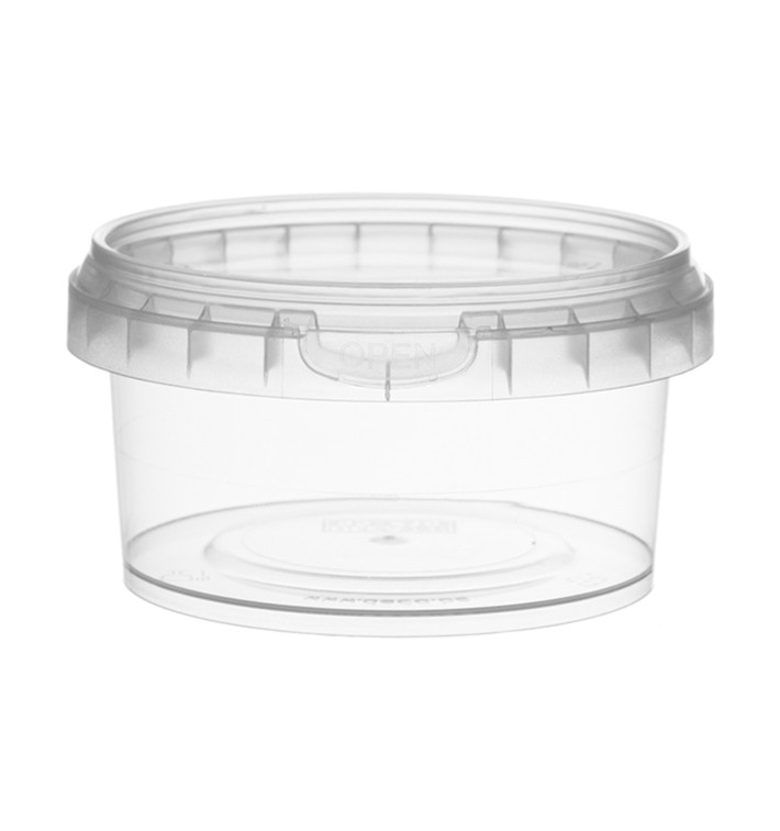 Plastic deli Container met Plastic Deksel PP Onbreekbaar 210 ml Ø9,5 (494 stuks) Plastic deli Container met Plastic Deksel PP Onbreekbaar 210 ml Ø9,5 (494 stuks)