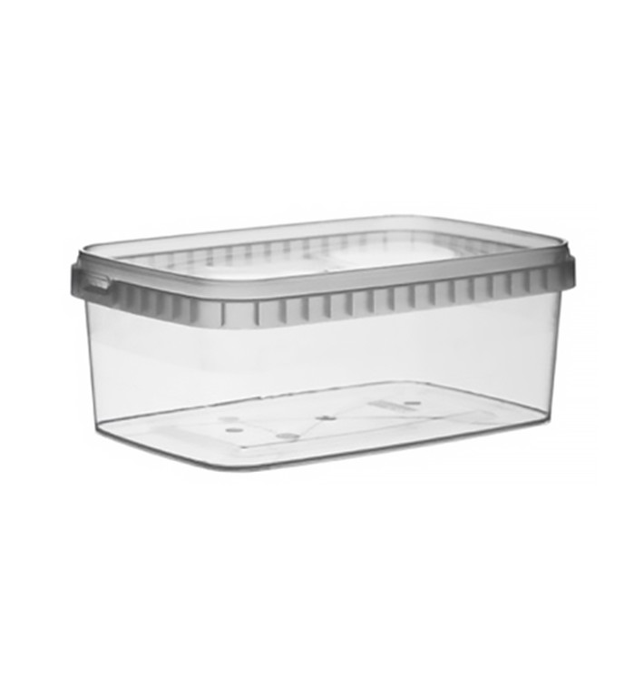 Plastic deli Container en Plastic Deksel PP Onbreekbaar 1200ml 19,2x12,6cm (117 stuks) Plastic deli Container en Plastic Deksel PP Onbreekbaar 1200ml 19,2x12,6cm (117 stuks)