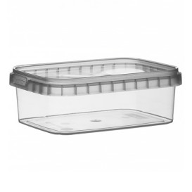 Plastic deli Container en Plastic Deksel PP Onbreekbaar 280ml 12,0x0,88cm (384 stuks)