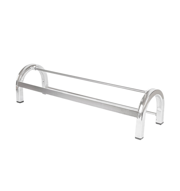 Voedsel wrap Dispenser Roestvrij van staal Serrated Cutter 45 cm (1 stuk) Voedsel wrap Dispenser Roestvrij van staal Serrated Cutter 45 cm (1 stuk)