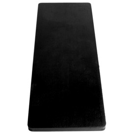 Bamboe sushi dienblad zwart 30x11x2,5cm (1 stuk) 