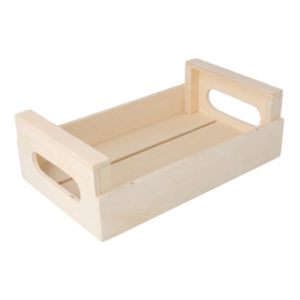 Houten Etalerende Box met Hendel 20,5x12,5x6,5cm (1 stuk) 