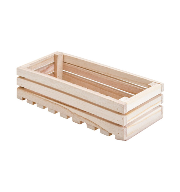 Houten Etalerende Box 21,6x10,2x6cm (30 stuks) Houten Etalerende Box 21,6x10,2x6cm (30 stuks)