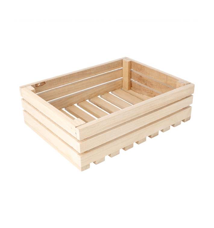 Houten Etalerende Box 20,3x15,2x6cm (1 stuk) Houten Etalerende Box 20,3x15,2x6cm (1 stuk)