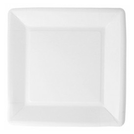 Papieren bord Biocoated wit Vierkant 23cm (20 stuks) 