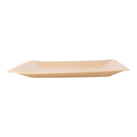 Papieren bord Biocoated Natual Vierkant 18cm (20 stuks) 