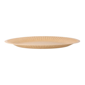 Papieren bord Biocoated Naturel Relief 18 cm (20 stuks) 