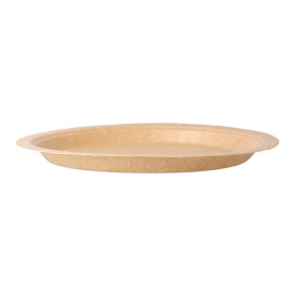 Papieren bord Biocoated Naturel 18 cm (20 stuks) 