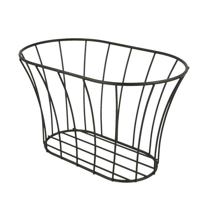 Ovale stalen mand zwart 21x12,7x12,7 (1 stuk) Ovale stalen mand zwart 21x12,7x12,7 (1 stuk)