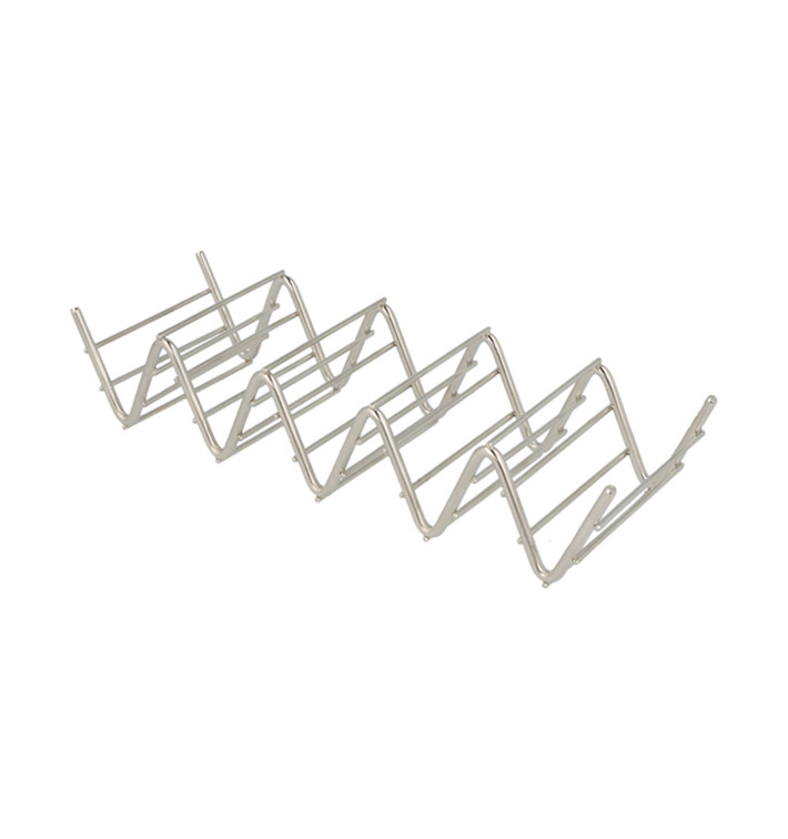 Sandwich houder van staal 19,7x6,4x3,8cm (1 stuk) Sandwich houder van staal 19,7x6,4x3,8cm (1 stuk)