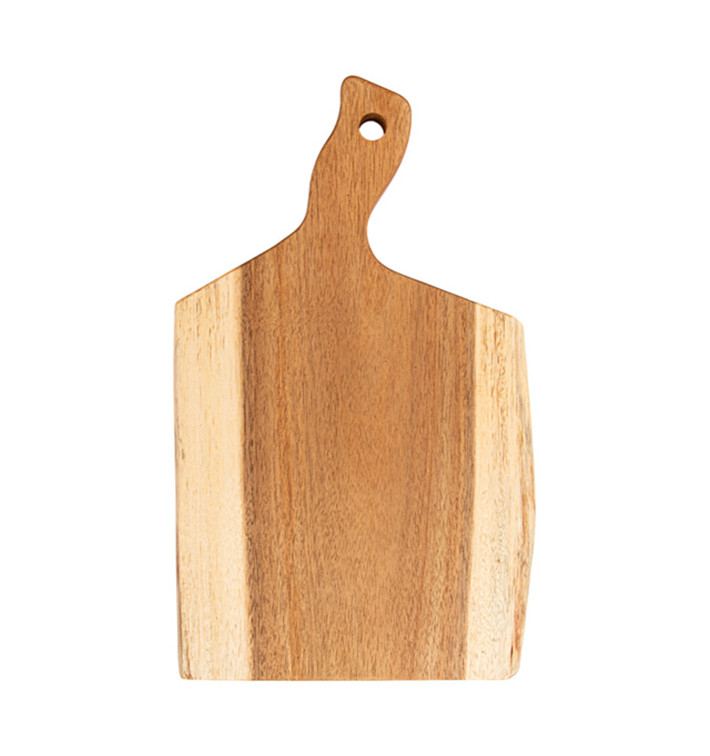 Houten bediening schotel met Hendel 35,5x23x1,9cm (8 stuks) Houten bediening schotel met Hendel 35,5x23x1,9cm (8 stuks)