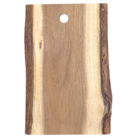 Houten bediening schotel Rechthoekige vorm 30,5x20,3x1,9cm (1 stuk) 