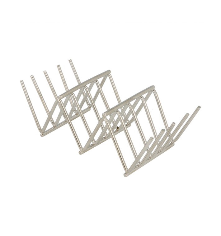 Sandwich houder van staal 11,8x5,1x3,7cm (12 stuks) Sandwich houder van staal 11,8x5,1x3,7cm (12 stuks)
