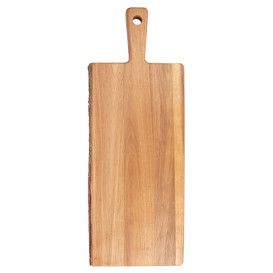 Houten bediening schotel met Hendel 53,3x17,6x1,5cm (1 stuk) 