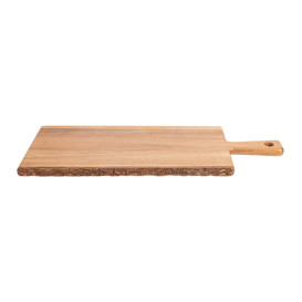 Houten bediening schotel met Hendel 53,3x17,6x1,5cm (1 stuk) 