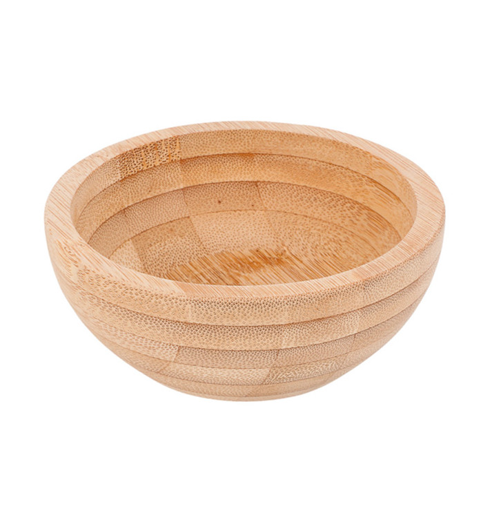 Bamboe wegwerp kom Ø11x4,5cm (1 stuk) Bamboe wegwerp kom Ø11x4,5cm (1 stuk)