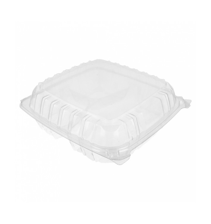 Plastic scharnierende Deli-Container OPS 3 Compartmenten "transparant Seal" 4070ml (200 stuks) Plastic scharnierende Deli-Container OPS 3 Compartmenten "transparant Seal" 4070ml (200 stuks)