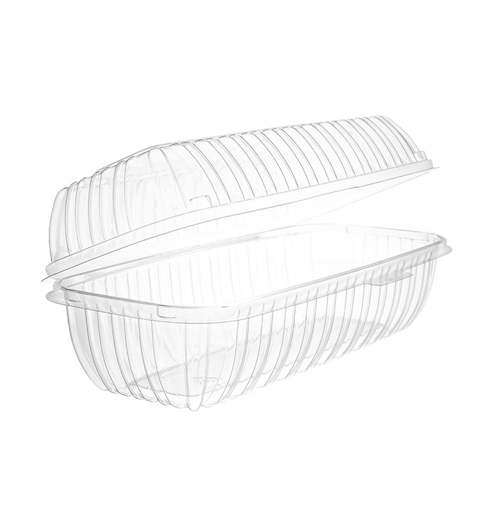 Plastic scharnierende Deli-Container OPS "transparant Seal" 290ml (200 stuks) Plastic scharnierende Deli-Container OPS "transparant Seal" 290ml (200 stuks)