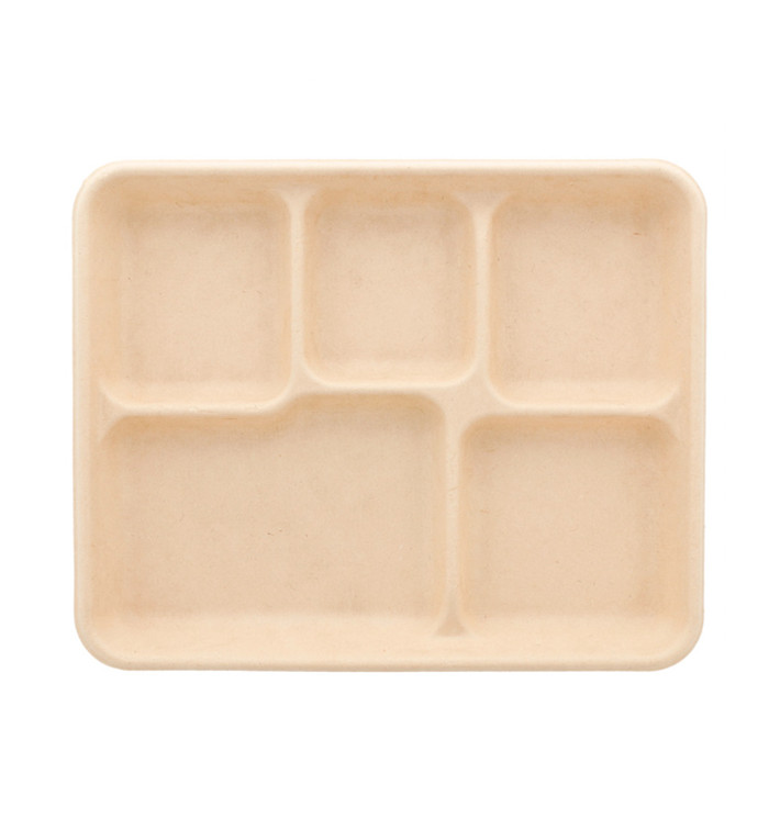Suikerriet dienblad 5C Naturel 26,5x215x2cm (500 stuks) Suikerriet dienblad 5C Naturel 26,5x215x2cm (500 stuks)