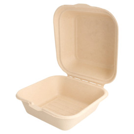 Suikerriet Burger Box 152x152x84mm (50 stuks)