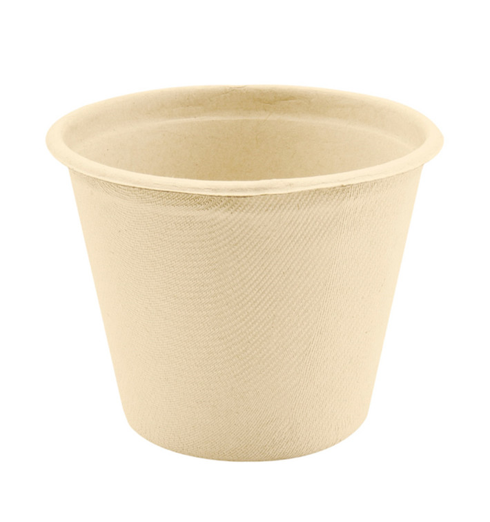 Suikerriet Container Naturel Ø9,5cm 425ml (50 stuks) Suikerriet Container Naturel Ø9,5cm 425ml (50 stuks)