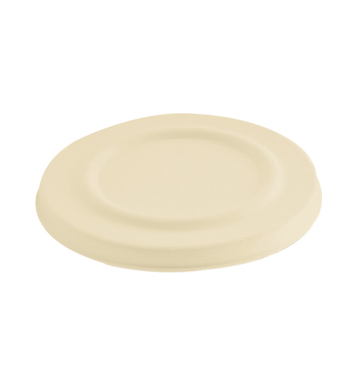 Suikerriet Deksel Container 425ml Naturel Ø9,5cm (600 stuks) Suikerriet Deksel Container 425ml Naturel Ø9,5cm (600 stuks)
