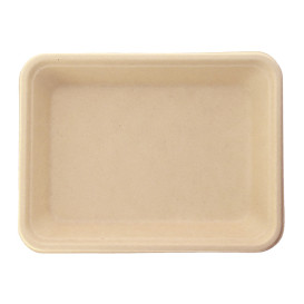 Suikerriet dienblad Naturel 19,6x14,7x2,7cm (50 stuks) 