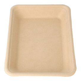 Suikerriet dienblad Naturel 19,6x14,7x2,7cm (50 stuks) 