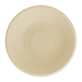 Suikerriet bord diep Naturel Ø16 cm (50 stuks) 