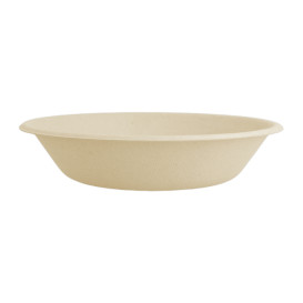 Suikerriet bord diep Naturel Ø16 cm (50 stuks) 