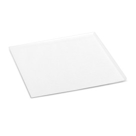 Papieren zak Vetvrij open L vormig 15x15,2cm wit (100 stuks)