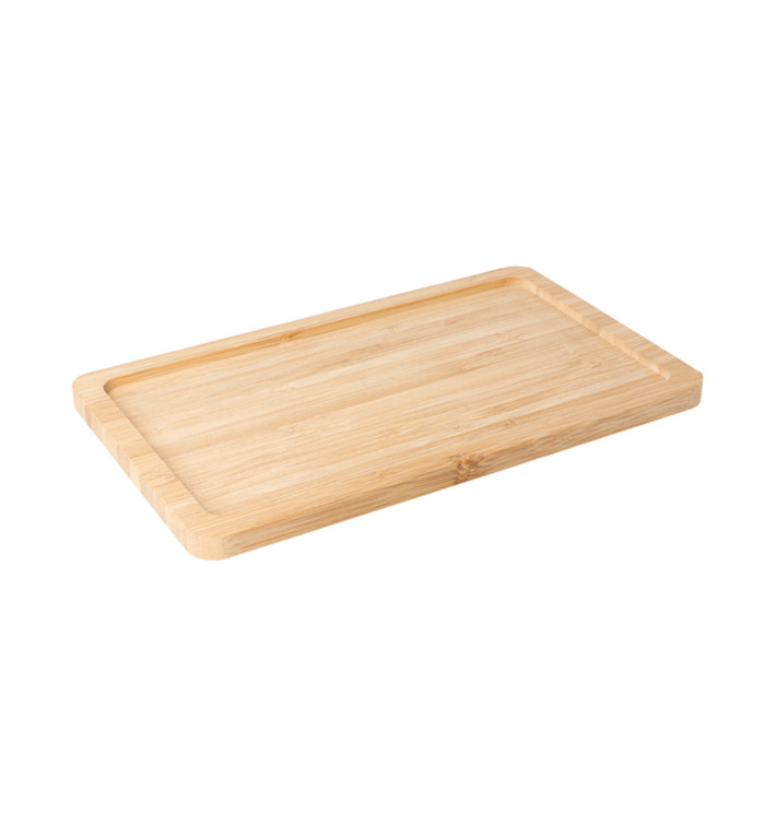 Bamboe wegwerp dienblad Cocktail 20,5x12,5x1cm (1 stuk) Bamboe wegwerp dienblad Cocktail 20,5x12,5x1cm (1 stuk)