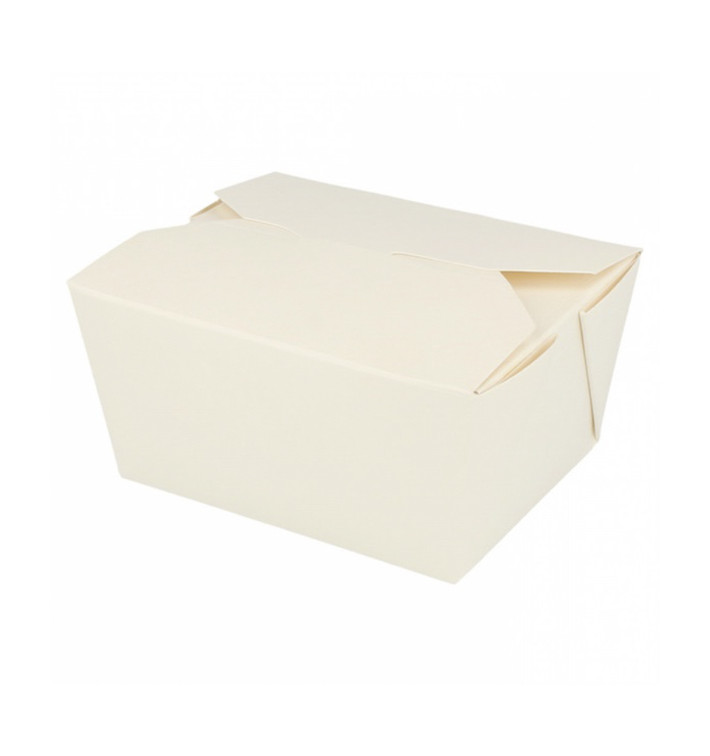 Papieren take-out Container "American" wit 11,3x9x6,4cm 780ml (50 stuks) Papieren take-out Container "American" wit 11,3x9x6,4cm 780ml (50 stuks)