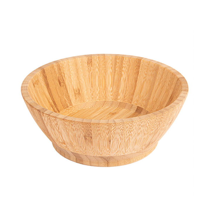 Bamboe wegwerp kom Ø20x7,5cm (1 stuk) Bamboe wegwerp kom Ø20x7,5cm (1 stuk)