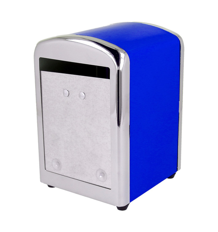 Servet van staal dispenser"Miniservis" blauw 10,5x9,7x14cm (12 stuks) Servet van staal dispenser"Miniservis" blauw 10,5x9,7x14cm (12 stuks)
