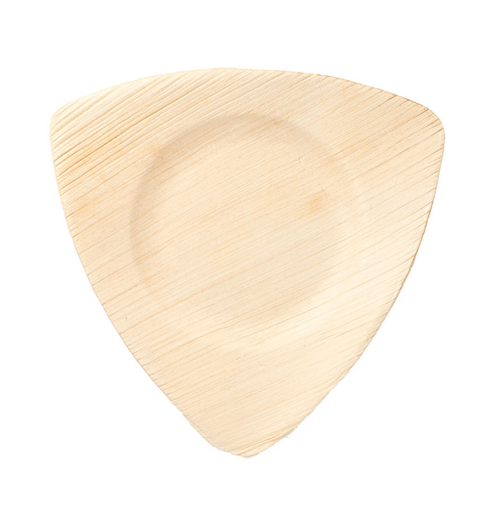 Palm blad bord Driehoekige vorm 15x13x1cm (200 stuks) Palm blad bord Driehoekige vorm 15x13x1cm (200 stuks)