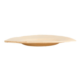 Palm blad bord Driehoekige vorm 15x13x1cm (25 stuks) 