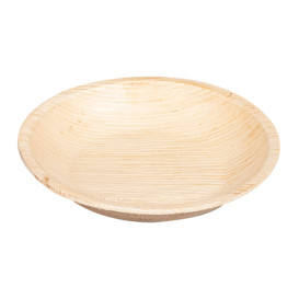 Palm blad bord Rond vormig 12,5x2cm (25 stuks) 