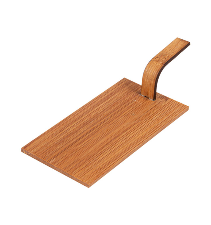 Bamboe mini-schop dienblad Naturel "Tapas" 10x5 cm (100 stuks) Bamboe mini-schop dienblad Naturel "Tapas" 10x5 cm (100 stuks)