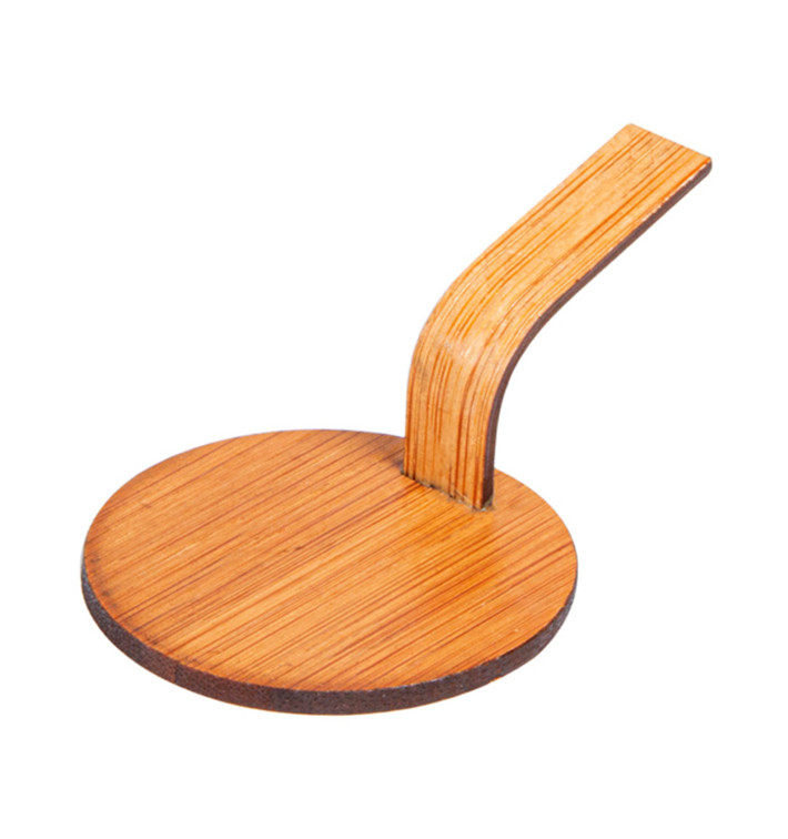 Bamboe mini-schop dienblad Naturel "Tapas" Ø5 cm (400 stuks) Bamboe mini-schop dienblad Naturel "Tapas" Ø5 cm (400 stuks)