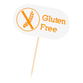 Glutenvrije voedselteller 8 cm (100 stuks)