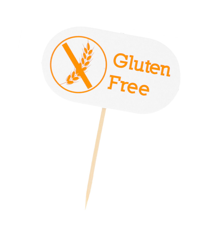 Glutenvrije voedselteller 8 cm (2000 stuks) Glutenvrije voedselteller 8 cm (2000 stuks)