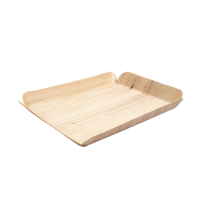 Houten steunplateau dienblad Rectangular 15x11,5x1,5 cm (200 stuks)