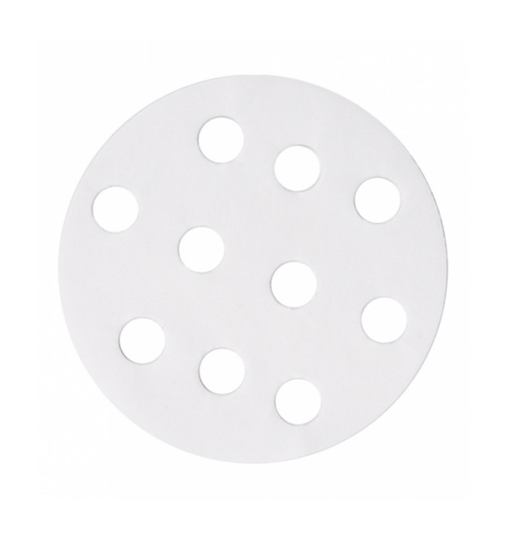 Vetvrij papier voor Bambu stomer wit Ø8 cm (250 stuks) Vetvrij papier voor Bambu stomer wit Ø8 cm (250 stuks)