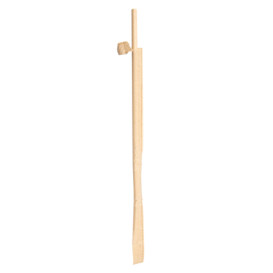 Papieren rechte rietjes Nature verpakt met kraft omhulsel Ø0,6cm 21cm (250 stuks)