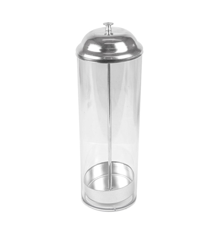 Plastic Dispenser voor rietjes PS Rond vormig (12 stuks) Plastic Dispenser voor rietjes PS Rond vormig (12 stuks)