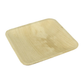 Palm blad bord Vierkant 15x15cm (200 stuks)