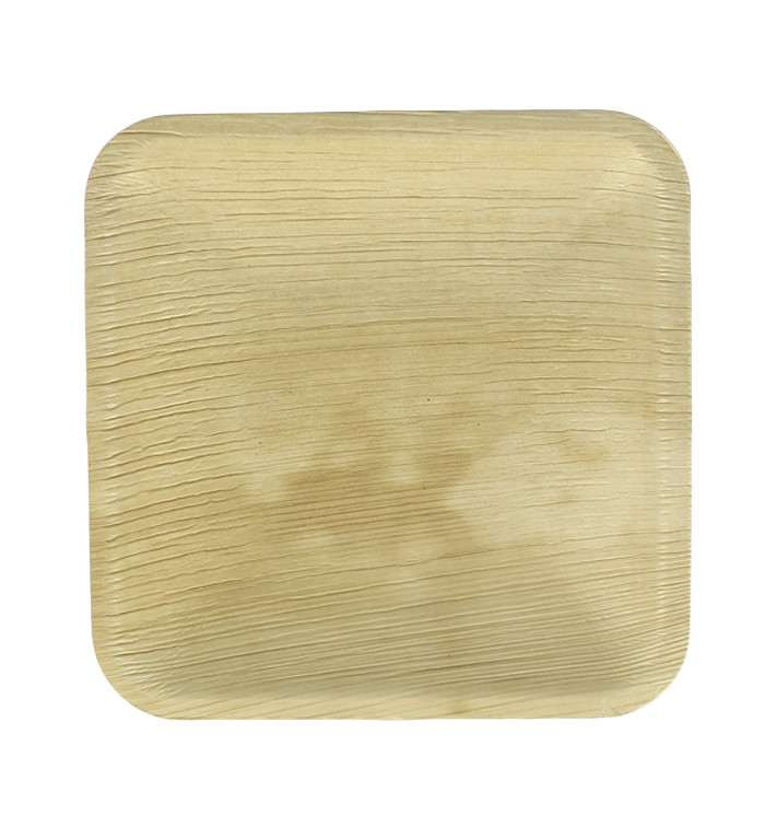 Palm blad bord Vierkant 15x15cm (200 stuks)