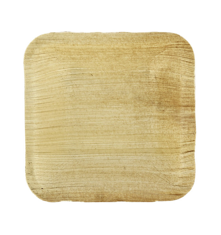 Palm blad mini bord Vierkant 7,7x7,7cm (200 stuks) Palm blad mini bord Vierkant 7,7x7,7cm (200 stuks)