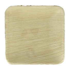 Palm blad mini bord Vierkant 10x10x2,5cm (25 stuks) 